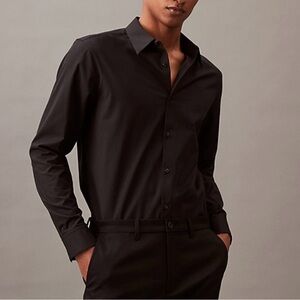 H&M Black Dress Shirt for Formal Occasions
